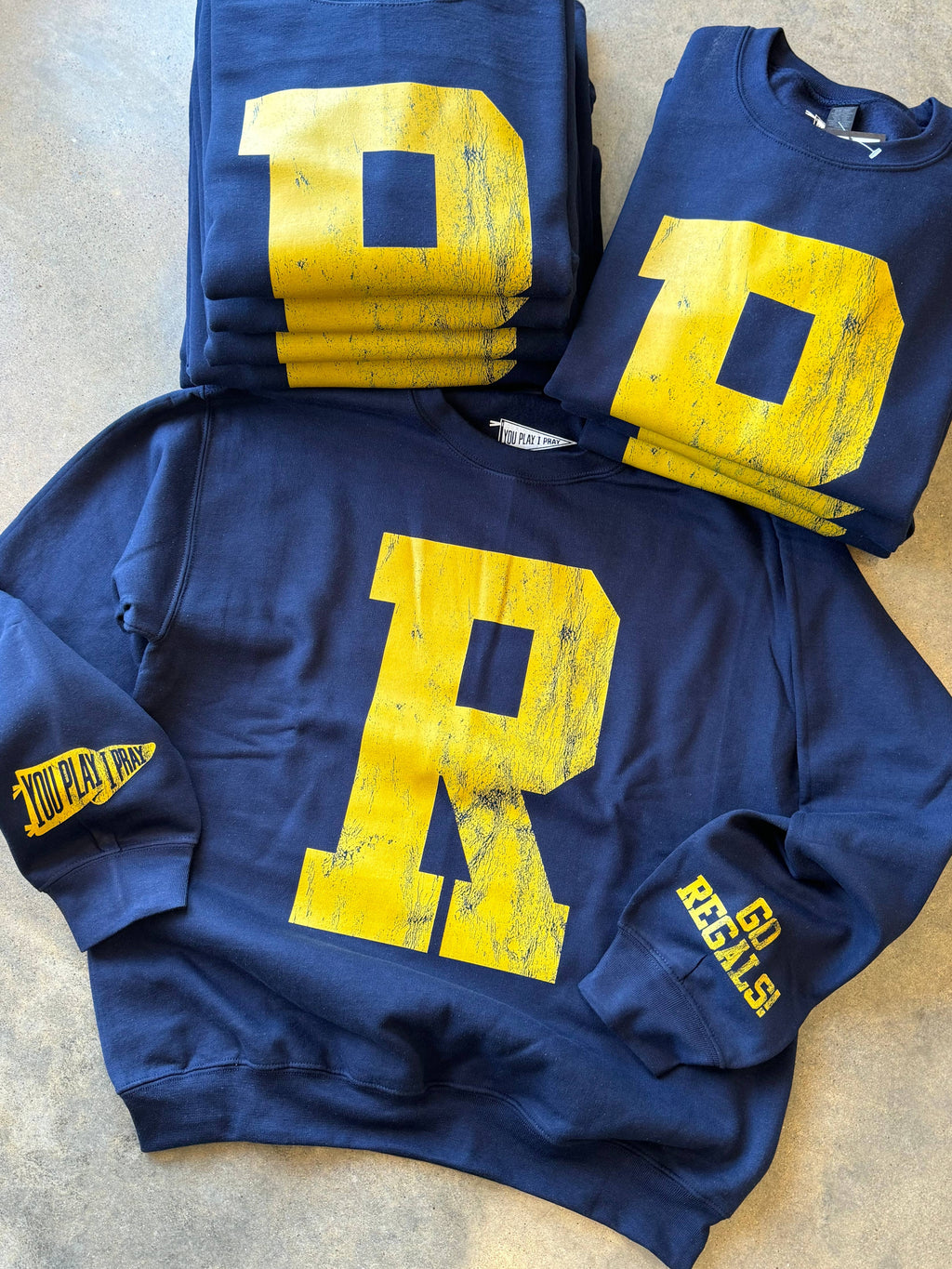 Custom #1 Fan | Gameday Sweatshirt | Graphic Tee: L