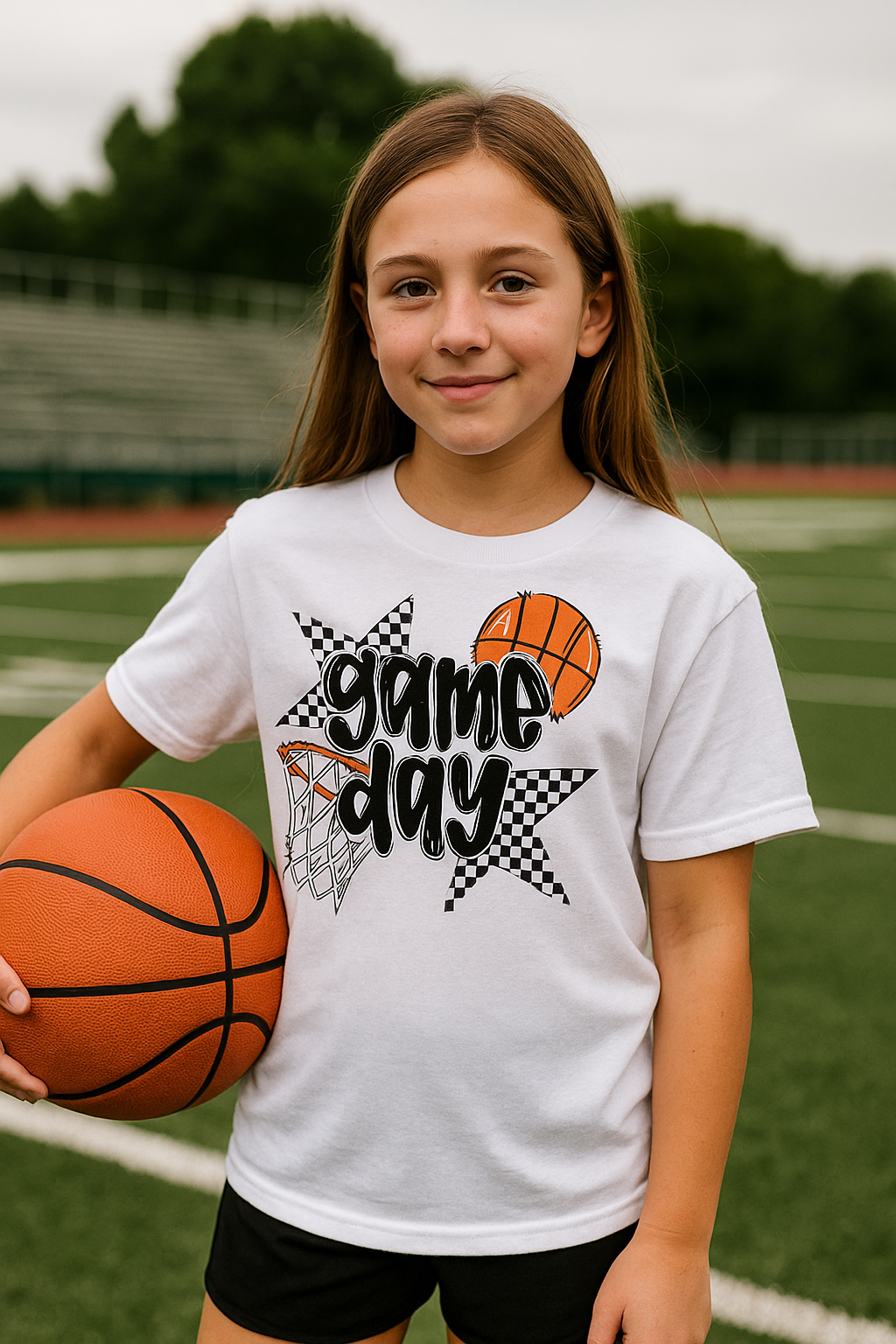 Game Day at the Courts Tee