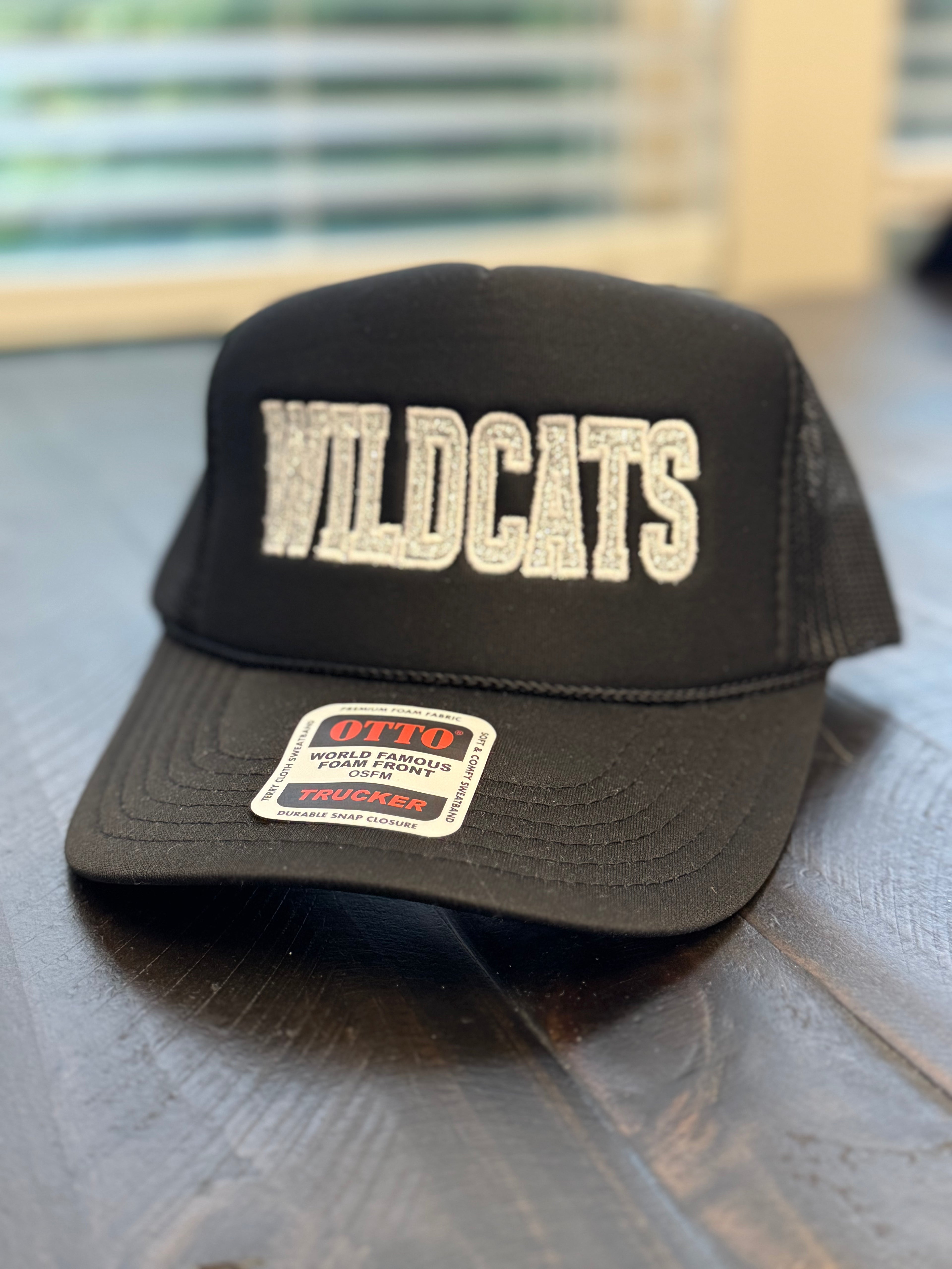 Wildcats Embroidered Glitter Hat