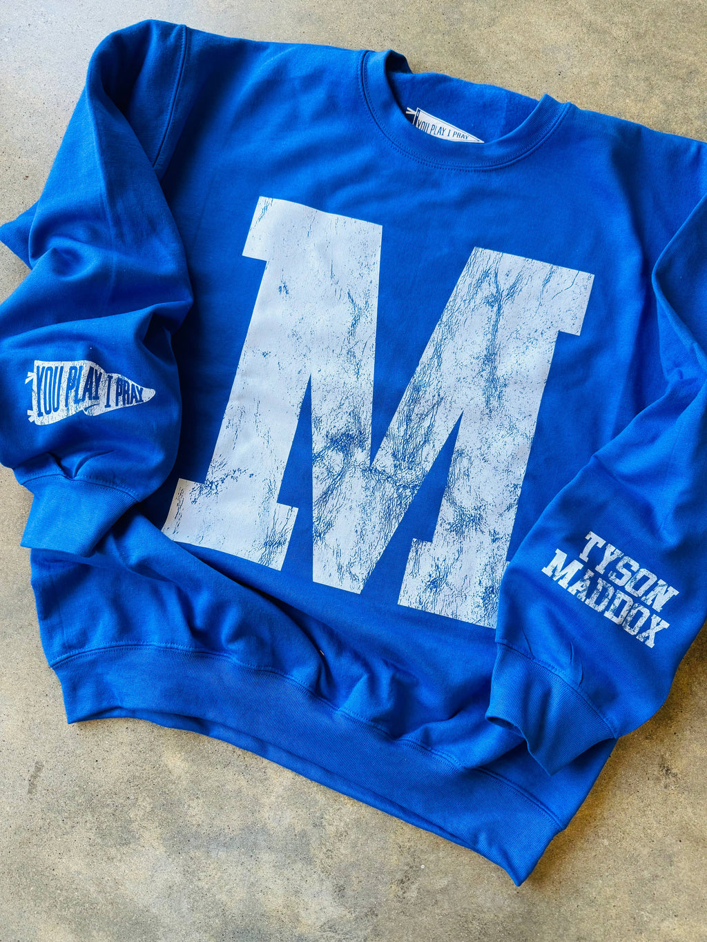 Custom #1 Fan | Gameday Sweatshirt | Graphic Tee: L